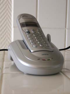 Image of a chordless phone.